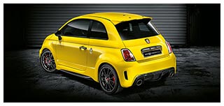  Abarth 695 Biposto Record visione laterale 